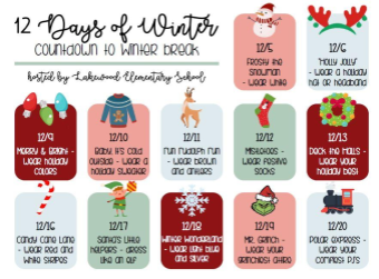 12 Days of Winter - Begins 12/5